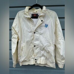 PLAYBOY Vintage Off-White Windbreaker Hoodie